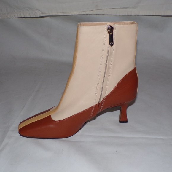 SOLD SAM EDELMAN Liza Colorblock Booties Ankle Boots 7 - Picture 14 of 16